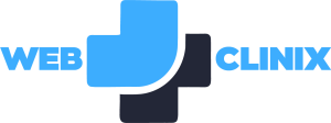 Logo WebClinix – agenție de web design și marketing digital din România.